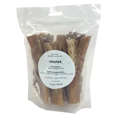 Petsnack nekspier buffel 15 cm 300 g – kauwsnack voor honden - Afbeelding 3
