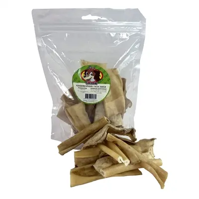 Petsnack runderkophuid 15 cm 300 g – kauwsnack voor honden