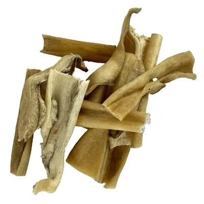 Petsnack runderkophuid 15 cm 300 g – kauwsnack voor honden - Afbeelding 4