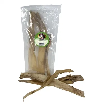 Petsnack runderkophuid 35 cm 3 stuks – kauwsnack voor honden