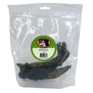 Petsnack buffelkus 2 stuks – eiwitrijke kauwsnack van buffelwang - Afbeelding 4