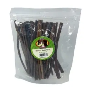 Petsnack buffel spaghetti 250 g – hypoallergene kauwsnack - Afbeelding 4
