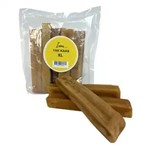 I Am yak kaas Extra Large 1 kg – natuurlijke kauwsnack voor honden - Afbeelding 1