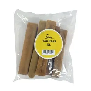 I Am yak kaas Extra Large 1 kg – natuurlijke kauwsnack voor honden - Afbeelding 2