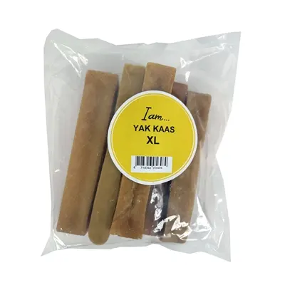 I Am yak kaas Extra Large 1 kg – natuurlijke kauwsnack voor honden