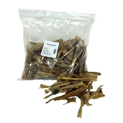 Petsnack konijnhuid gezaagd 1 kg – hondensnack van 100% konijn