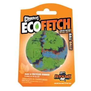 Chuckit Ecofetch Ball hondenbal M 6,4 cm – gerecycled rubber - Afbeelding 1