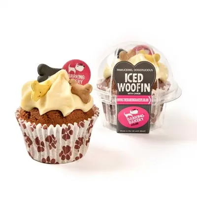 The Barking Bakery Vanilla Woofin vanille glazuur – cupcake hondensnack