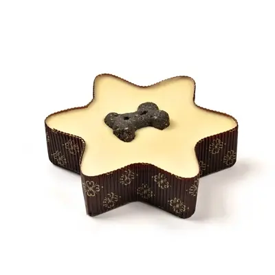 The Barking Bakery hondentaart Pawty Cake ster wit vanille 500 g - Afbeelding 3