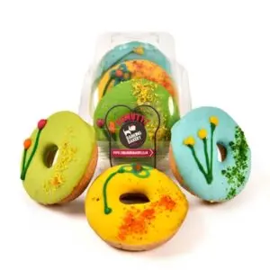 The Barking Bakery hondendonuts Domutzz assorti 3 stuks – handgemaakt - Afbeelding 1