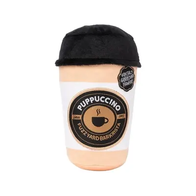 FuzzYard hondenspeeltje Barkarista Puppuccino 15 cm – pluche met pieper
