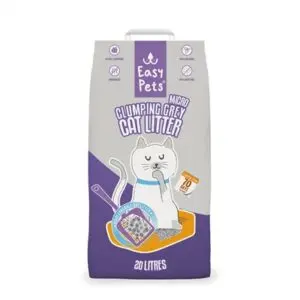 Easypets kattenbakvulling Clumping Grey Micro 20 liter – klontvormend - Afbeelding 1