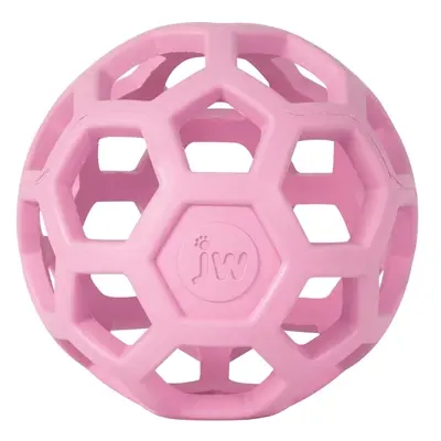 JW Hol-ee Roller Trend-ee hondenbal roze 11,5 cm – puzzelbal van rubber