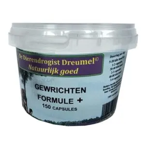 Dierendrogist Gewichtsformule+ capsules 150 stuks – gewrichten - Afbeelding 1