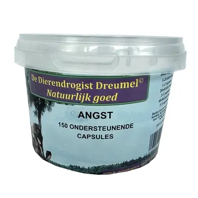 Dierendrogist bij angst capsules 150 stuks – voor honden