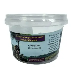 Dierendrogist bij haaruitval capsules 60 stuks – hond en kat - Afbeelding 1