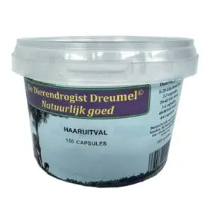 Dierendrogist bij haaruitval capsules 150 stuks – hond en kat - Afbeelding 1