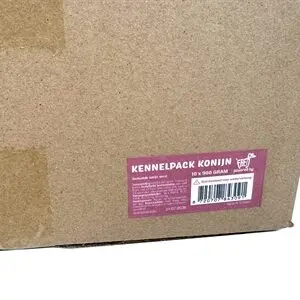 Freds gestoomde vleesworst konijn 10 x 900 g – kennelpack, graanvrij - Afbeelding 4