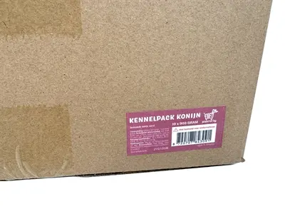 Freds gestoomde vleesworst konijn 10 x 900 g – kennelpack, graanvrij