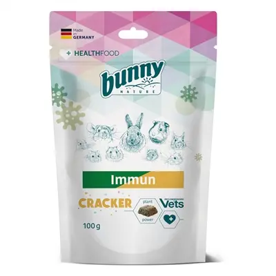 Bunny Nature Immun Cracker 100 g – met echinacea en stuifmeel