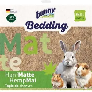 Bunny Nature Hemp-Mat hennepvezelmat S 40 x 25 cm – omkeerbare ligmat - Afbeelding 1
