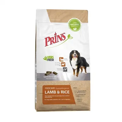 Prins hondenvoer Procare lam en rijst 20 kg – hypoallergeen