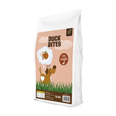 Freds Duck Bites hondensnack 18 kg – zachte bites met 76% eend