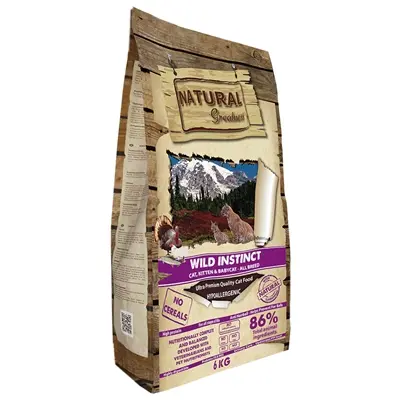 Natural Greatness kattenvoer Wild Instinct 6 kg – graanvrij, hypoallergeen