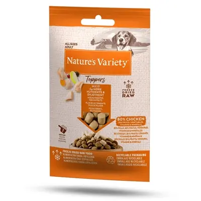 Natures Variety Freeze Dried Toppers kip 15 g – met groente en fruit