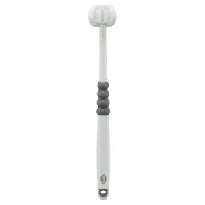 Trixie tandenborstel 3 koppen 18 cm wit/grijs – voor hond en kat - Afbeelding 1