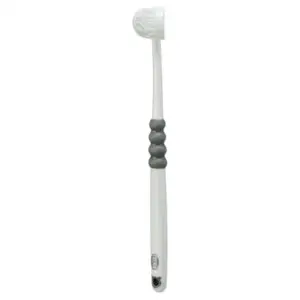 Trixie tandenborstel 3 koppen 18 cm wit/grijs – voor hond en kat - Afbeelding 4