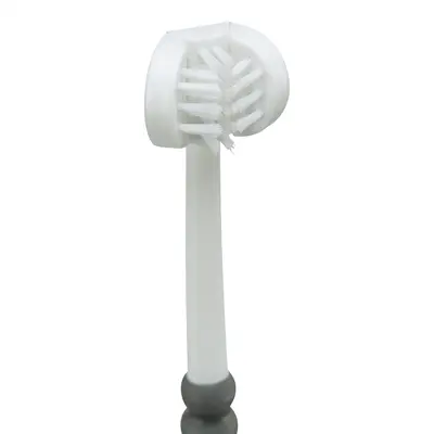 Trixie tandenborstel 3 koppen 18 cm wit/grijs – voor hond en kat - Afbeelding 6
