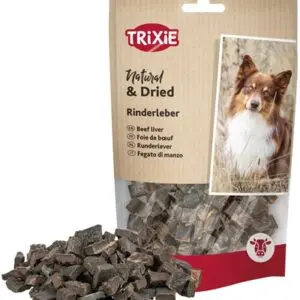 Trixie runderlever 80 g – gedroogde monoproteïne hondensnack - Afbeelding 1