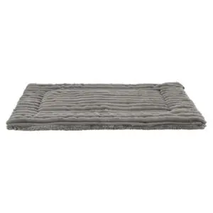 Trixie ligmat Lonni ribfluweel grijs 50 x 35 cm – voor hond en kat - Afbeelding 1