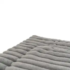 Trixie ligmat Lonni ribfluweel grijs 60 x 45 cm – voor hond en kat - Afbeelding 4