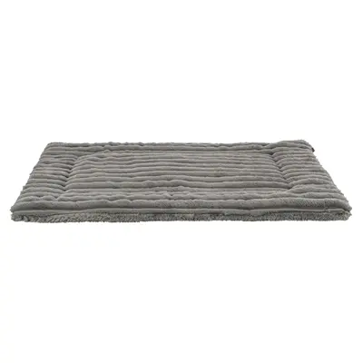 Trixie ligmat Lonni ribfluweel grijs 110 x 75 cm – voor hond en kat