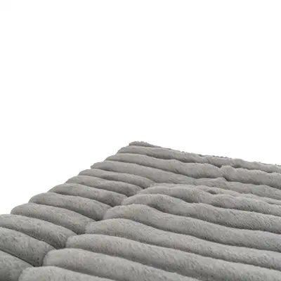 Trixie ligmat Lonni ribfluweel grijs 110 x 75 cm – voor hond en kat