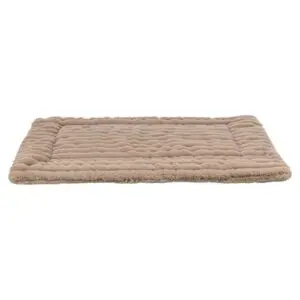 Trixie ligmat Lonni ribfluweel lichtbruin 130 x 90 cm – voor hond en kat - Afbeelding 1