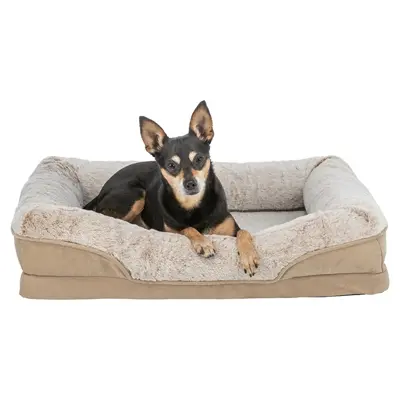 Trixie Vital hondenmand Lino hoekig beige 90 x 65 cm – orthopedisch - Afbeelding 7