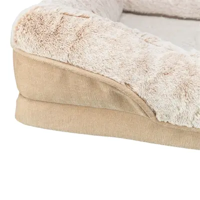 Trixie Vital hondenmand Lino hoekig beige 110 x 75 cm – orthopedisch - Afbeelding 5