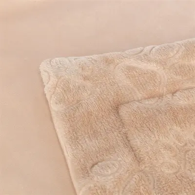 Trixie hondendeken Barry softpluche beige 150 x 100 cm – velours-look - Afbeelding 5
