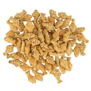 Trixie kattensnack Cookies met kip en garnalen 50 g – visvormpjes - Afbeelding 2
