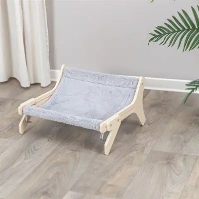 Trixie kattenhangmat onbehandeld hout grijs 47 x 24 x 38 cm - Afbeelding 7