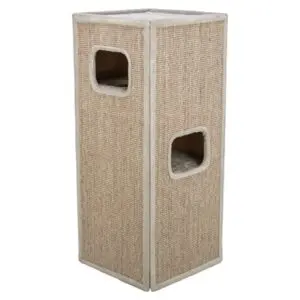 Trixie krabpaal Cat Tower Juno grijs 116 cm – wendbaar kussen - Afbeelding 1