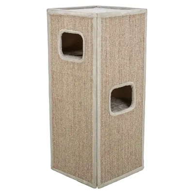 Trixie krabpaal Cat Tower Juno grijs 116 cm – wendbaar kussen