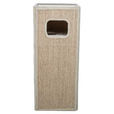 Trixie krabpaal Cat Tower Juno grijs 116 cm – wendbaar kussen