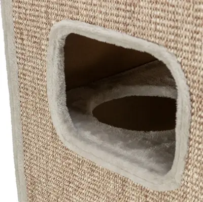Trixie krabpaal Cat Tower Juno grijs 116 cm – wendbaar kussen - Afbeelding 6