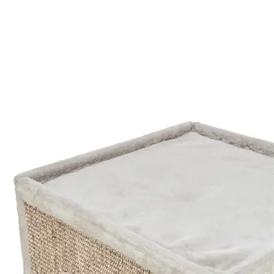 Trixie krabpaal Cat Tower Juno grijs 116 cm – wendbaar kussen - Afbeelding 7