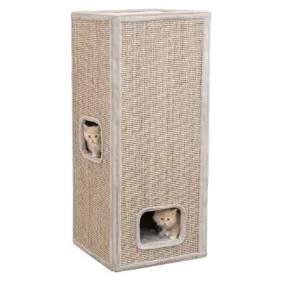 Trixie krabpaal Cat Tower Juno grijs 116 cm – wendbaar kussen - Afbeelding 9