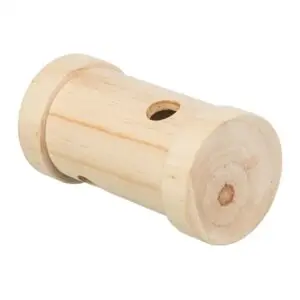 Trixie snack roll hout 6 x 6 x 11 cm – interactief voederspeelgoed - Afbeelding 1